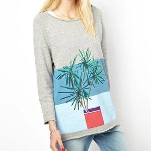 Band of Outsiders Oversized Palm Sweatshirt
